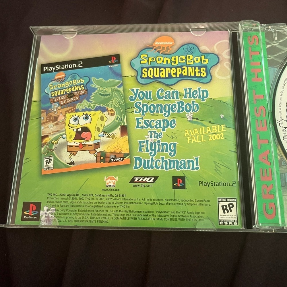 PlayStation SpongeBob SquarePants Supersponge Game - Picture 8 of 8